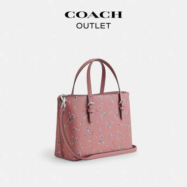 COACH 奥莱女士女包星星印花MOLLIE 25号单肩斜挎包