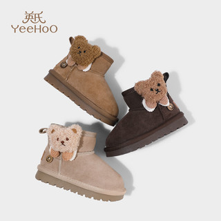  YeeHoO/英氏 加绒保暖 儿童雪地靴
