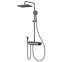  ARROW/箭牌 增压 淋浴花洒套装+琴键四功能花洒+增压巨幕顶喷