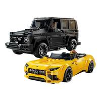 LEGO乐高 超级赛车系列 76924 梅赛德斯AMG G63与SL63 积木