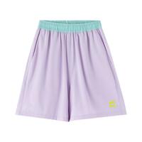 森林棠【风孔冰冰沙滩裤】25夏季【天然凉感】UPF50+梭织防晒短裤 山野丁香 130