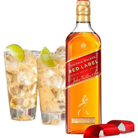 JOHNNIE WALKER/尊尼获加 原瓶 苏格兰调和威士忌套装 调和麦芽威士忌 1L*1瓶+1L*1瓶 无年份 1L+1L