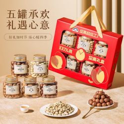 天虹牌 混合坚果1040g礼袋零食大礼包混合果仁开心果夏果年货
