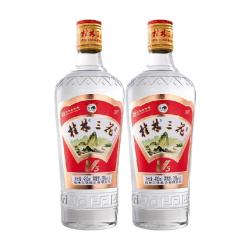桂林 三花38度V5玻瓶三花酒480ml*2瓶米香型白酒广西特产粮食米酒