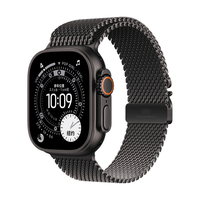Apple/苹果 GPS+蜂窝网络 Apple Watch Ultra 3+黑色钛金属米兰尼斯表带