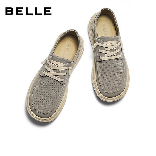 百丽 超值！厚底轻盈透气增高鞋8WK02BM6