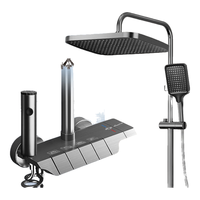  Vanward/万和 增压 淋浴花洒套装  枪灰