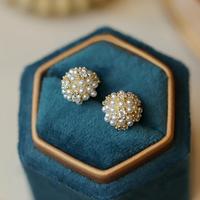 珍宝银楼 小众设计感蛇年耳环轻奢高级感复古耳钉女小众耳饰女饰品