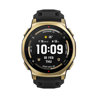 跃我 华米T-Rex 3 Pro墨玉黑44mm智能手表户外运动 地图穿戴电子电话手环 男士自营 元旦圣诞节