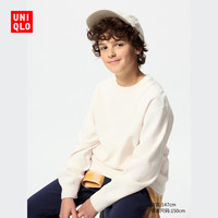 优衣库 罗纹圆领 儿童毛衣