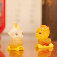 故宫博物院 PALACE MUSEUM 故宫 故宫脊兽百年守护系列 盲盒 桌面装饰摆件（单个盲盒）