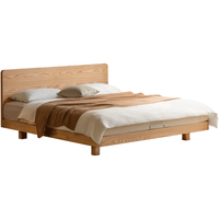  YESWOOD/源氏木语 悬浮设计 实木床