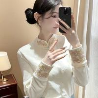 爱普 新中式女装针织衫盘扣上衣 2026