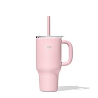 OXO 奥秀 隔热杯 可用洗碗机清洗 不锈钢材质 家用 950ml 玫瑰石英