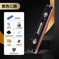 东方鼎 T2406K 24孔复音口琴（黑色C调）