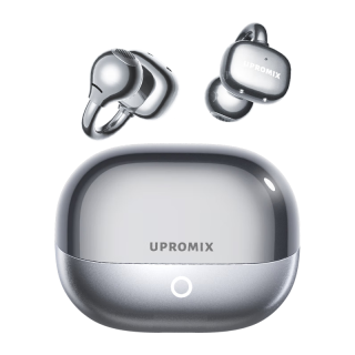 UPROMIX 蓝牙耳夹式骨传导 定制哈曼调音AI顶配版 星芒银丨千元级专用喇叭