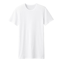 無印良品 MUJI（無印良品 ）男式 无侧缝天竺织 圆领T恤 2件装 25年春季 男士男款 短袖 白色 S （165/84A）