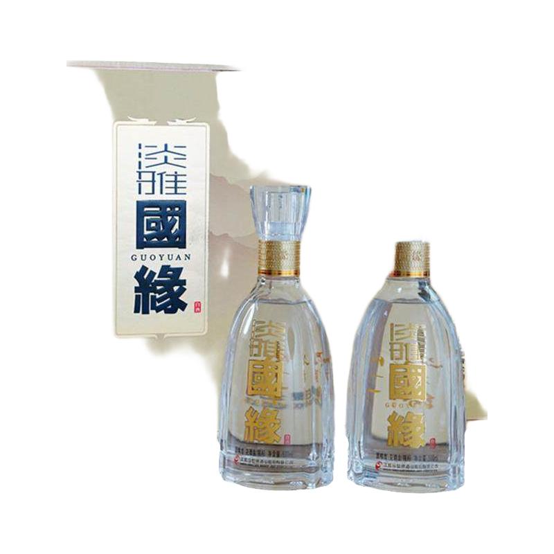 国缘淡雅白酒42度500ml*2瓶装礼盒