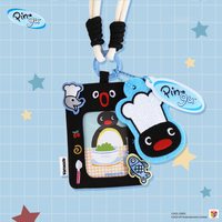 VANWALK 出走pingu企鹅高中生初中生饭卡卡套ins工牌校牌小学生校园证件公交卡保护套门禁随身证工作证