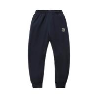 李宁 LI-NING童装儿童卫裤男大童春季运动生活系列舒适宽松休闲卫裤 深海军蓝11 140