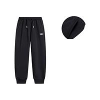 李宁 LI-NING童装儿童卫裤男大童春季运动生活系列舒适宽松休闲卫裤 黑色31 150