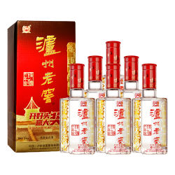 泸州老窖 六年窖头曲 38度500ml*6瓶 整箱装  浓香型白酒 中秋送礼