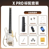 唐农 HUSH-X PRO 38寸 电吉他（白金色）