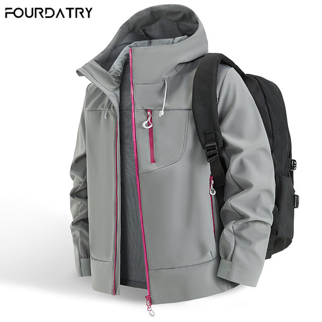 FOURDATRY 户外软壳冲锋服男2025新款