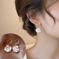 珍宝银楼 山茶花朵耳环女小众轻奢气质高级感耳钉2026首饰爆款耳饰饰品