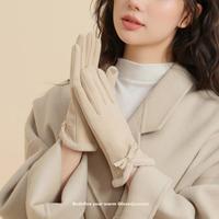 CACUSS 春秋女款加绒保暖骑行手套