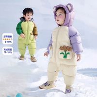 百亿补贴：小猪佩奇 婴儿羽绒服连体衣2026冬季外出雪地服男女宝宝厚爬服保暖