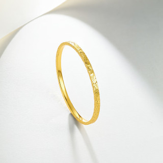 PLUS会员：周六福 S999足银手镯 碎光 54mm