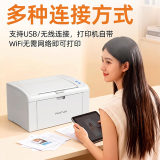  PANTUM/奔图 无线远程wifi多人连接 黑白激光打印机