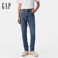 Gap 男装2025春季微弹中腰柔软修身牛仔裤百搭休闲长裤720821 中度水洗 29 (165/76A)亚洲尺码