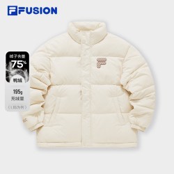 FILA FUSION 斐乐官方潮牌情侣款羽绒服冬季保暖男女时尚宽松立领上衣
