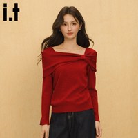 :CHOCOOLATE it 女士方领蝴蝶结针织毛衣 2026