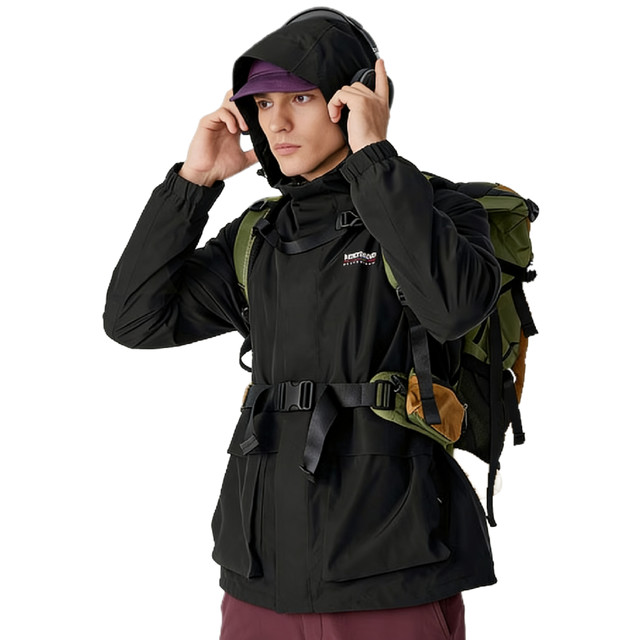 诺诗兰 特氟龙硬壳三合一冲锋衣 280g重磅空气绒内胆