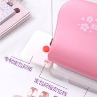 可得优 打孔器六孔多孔活页装订活页本定位99h9打孔机活页夹