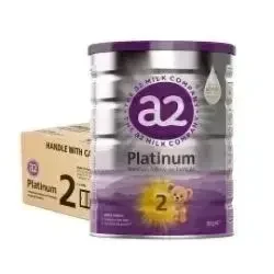 a2 奶粉紫白金版婴儿奶粉2段900g*6罐(含税)