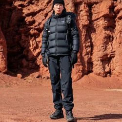 伯希和 经典2.0羽绒服男女800蓬鹅绒外套秋冬户外防风夹克 曜石黑