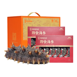 张奶奶 正宗大连冷冻即食海参 辽刺参 礼盒装1000g （20-30头）