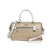 COACH 蔻驰 ROWAN系列 83607 IMDQC 女士手提包 卡其白色 中包