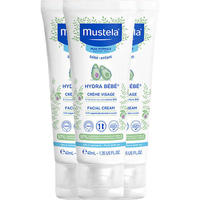 Mustela 妙思乐 婴儿面霜 儿童面霜宝宝面霜40ml*3