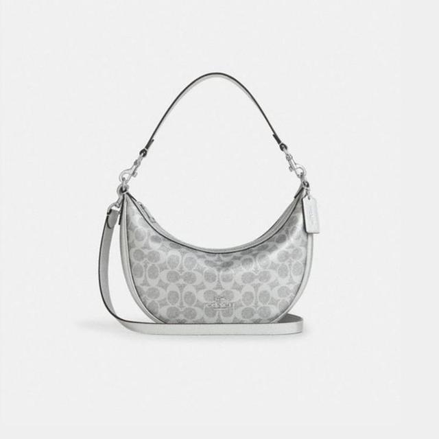 COACH Aria 26老花单肩斜挎新月包CCL27