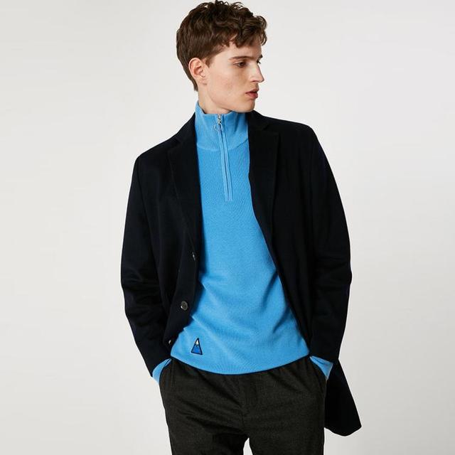 J.Lindeberg 男士大衣 春秋可拆卸棉服夹克商务休闲毛呢两件套