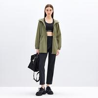 XII BASKET 十二篮三醋酸混纺斗鱼印花户外连帽外套