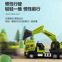 奇森 儿童吊车合金工程车惯性挖掘机玩具车男孩3到6岁爆款挖土机玩具车