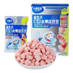 小鹿蓝蓝 高钙水果酸奶溶豆1盒4袋