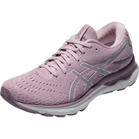 PLUS会员：亚瑟士 女鞋跑鞋缓震舒适透气运动鞋 GEL-NIMBUS 24 粉紫色 35.5