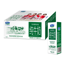 君乐宝 纯牛奶  盒装 200mL 24盒